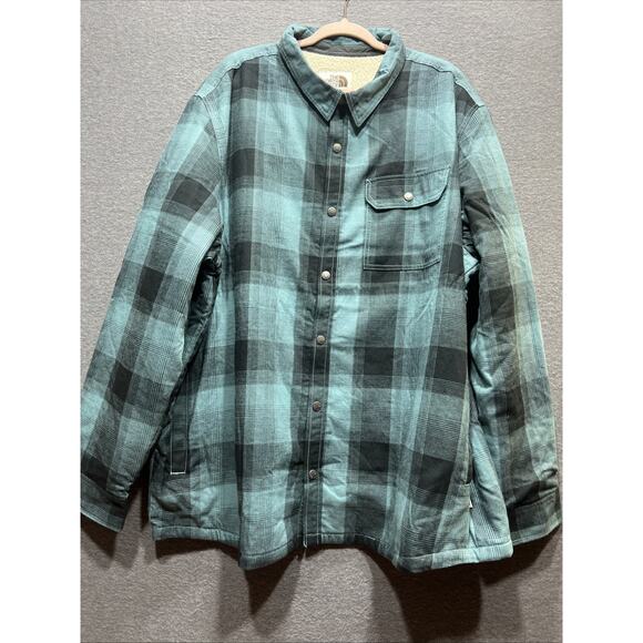 The North Face Campshire Jacket Shirt Full Snap Fleece Mens Size 3XL NWT $120 - Picture 3 of 16